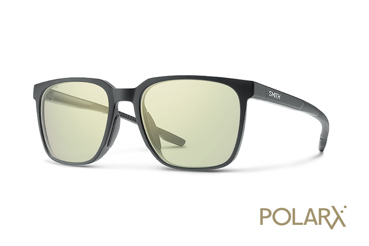 SMITH スミス Pinpoint 偏光サングラス　POLARX COMBEX SMITH] Pinpoint Black X-Light Green 37 Silver Mirror